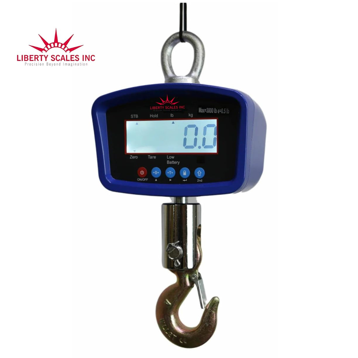 500 lb Digital Hanging Crane Scale with LCD Display S29848