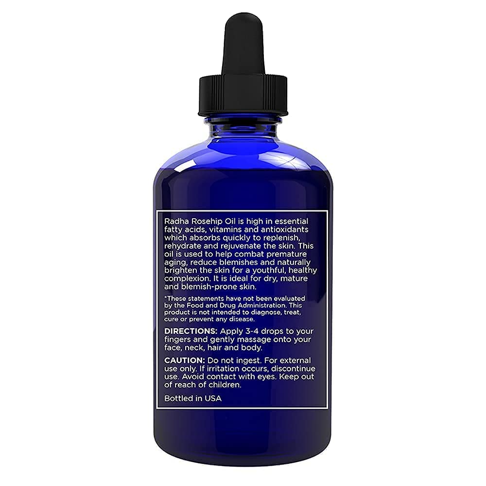4 oz Organic Rosehip Seed Oil Cold Pressed M91132