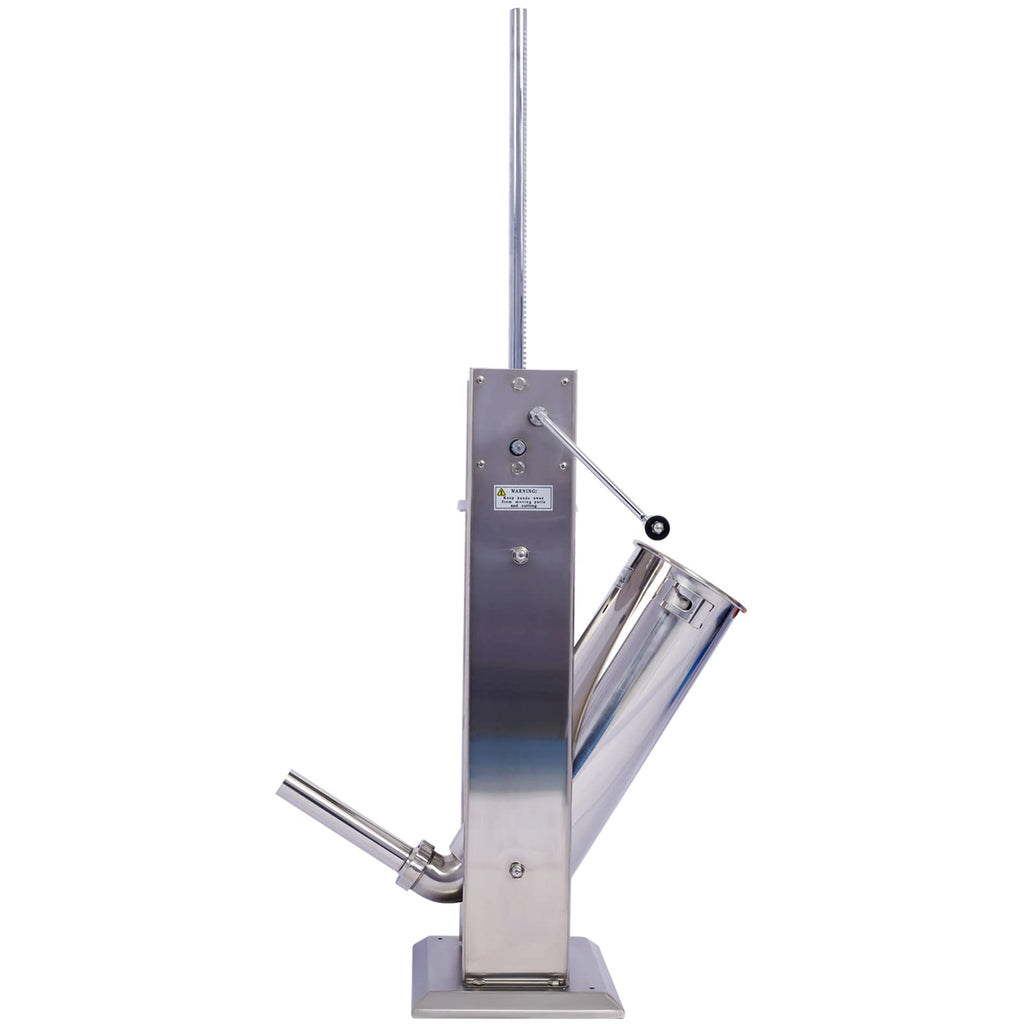 Stainless Steel 15LB Vertical Sausage Stuffer with 4 Stuffing Tubes W229875