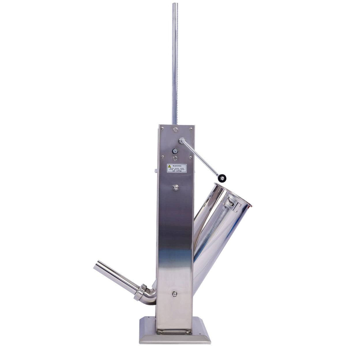 Stainless Steel 15LB Vertical Sausage Stuffer with 4 Stuffing Tubes W229875