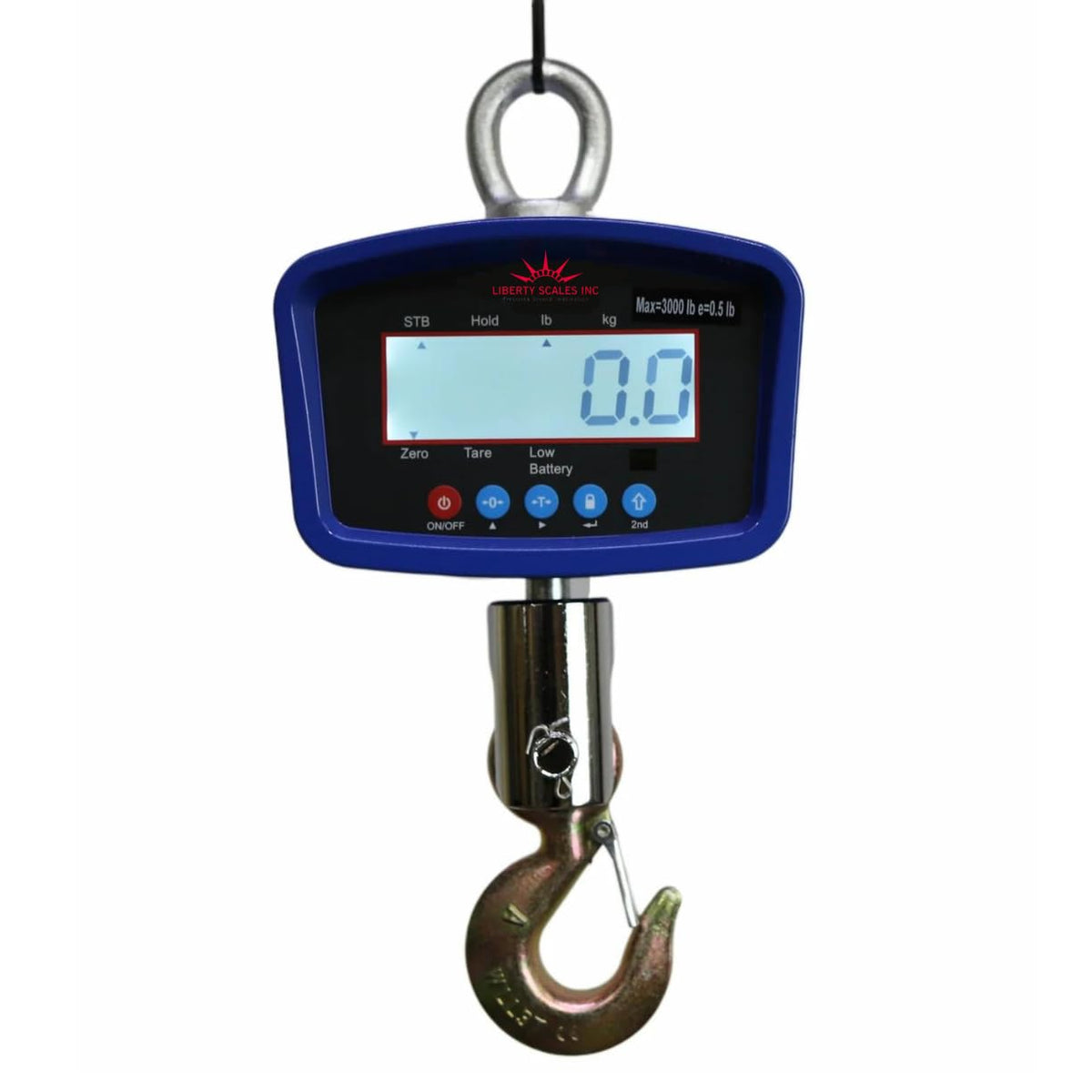 500 lb Digital Hanging Crane Scale with LCD Display S29848