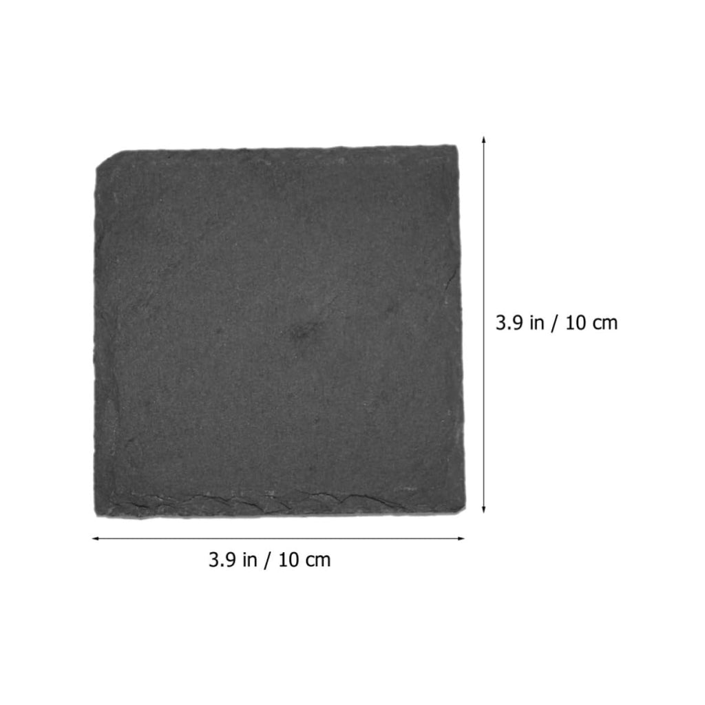 Natural Stone Coasters 12pcs with Non Slip Bottom B71473