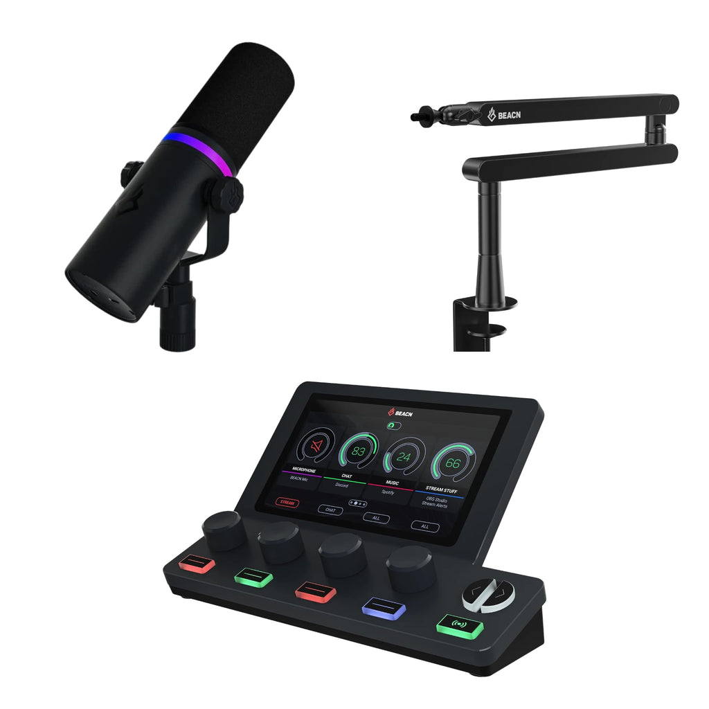 USB Mic, Audio Mixer, Mic Stand K944