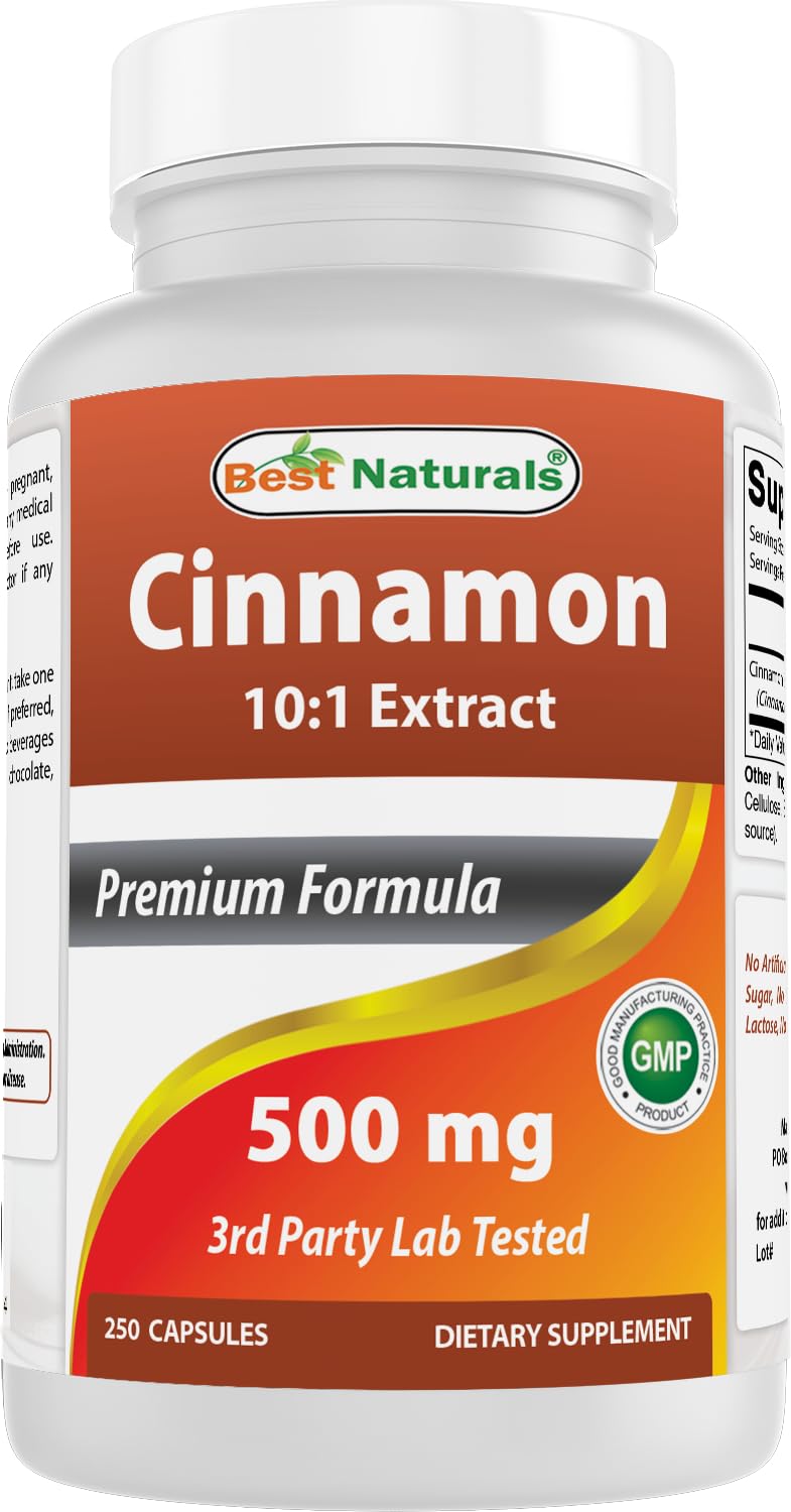 Cinnamon 500 mg 250 Capsules V39241