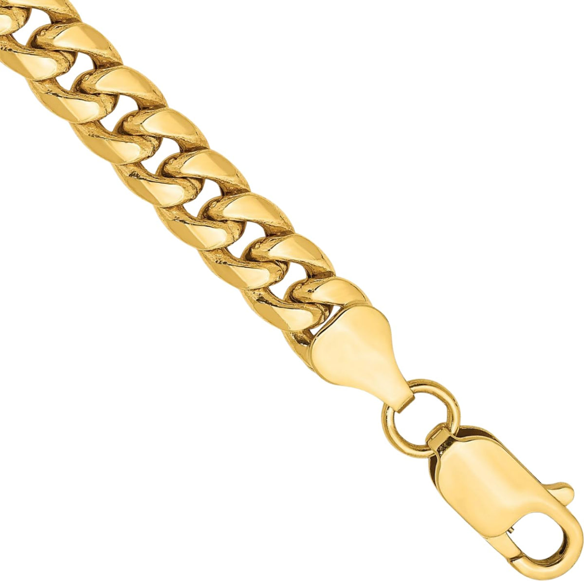 14K Yellow Gold 6mm Miami Cuban Chain Necklace K717216