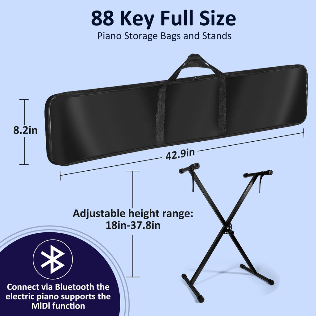 88 Key Semi Weighted Digital Piano with Sustain Pedal K905097