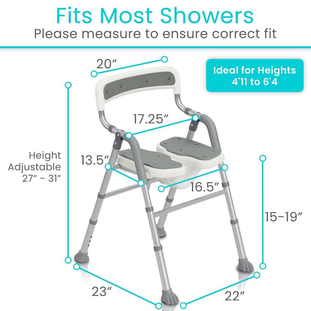 U-Shaped Shower Chair with Arms R550706
