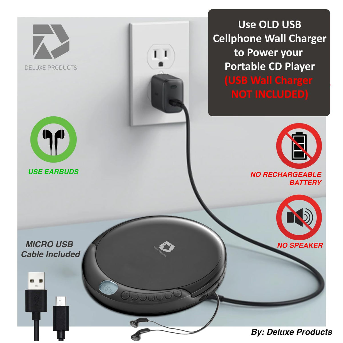 Portable CD Player with 60 Second Anti Skip R226929