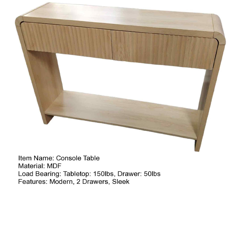 Slim Console Table with Drawers I489727