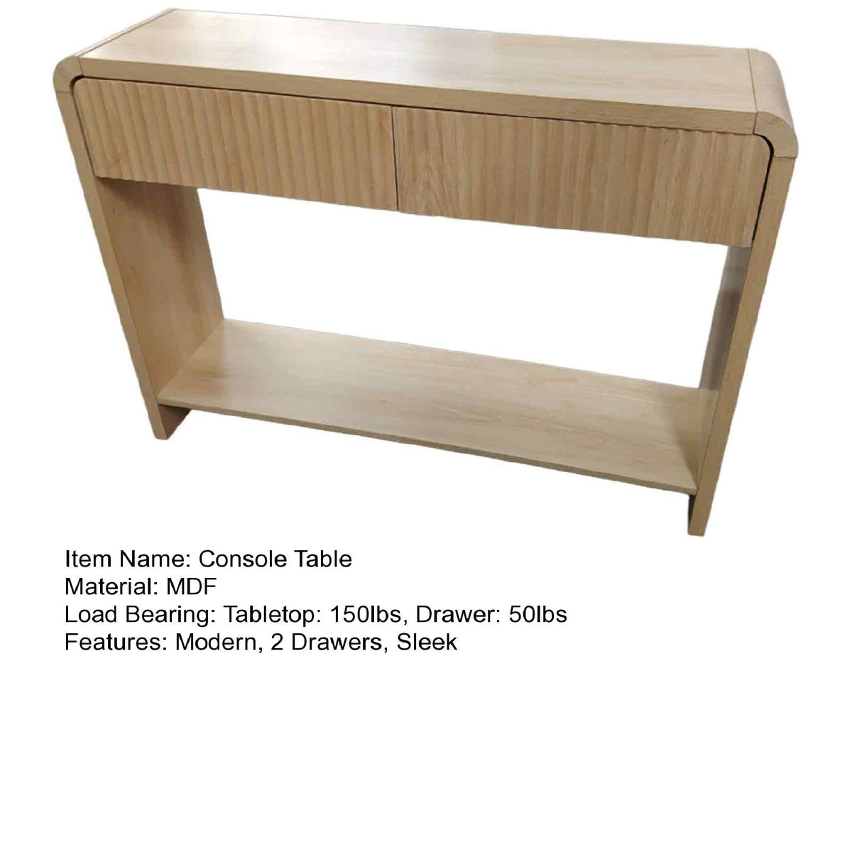 Slim Console Table with Drawers I489727