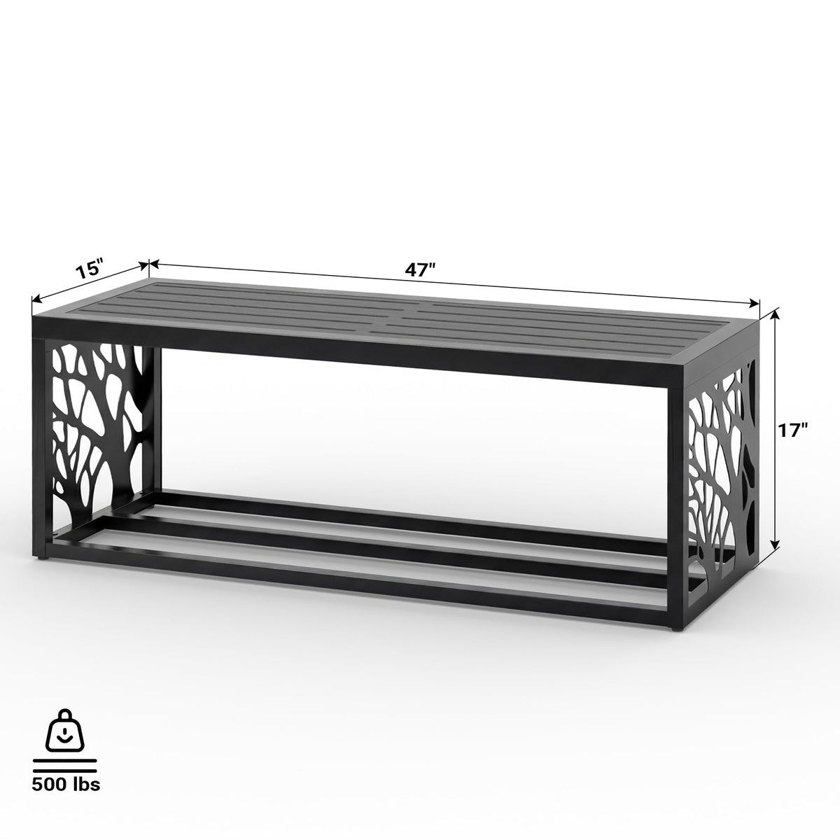 47" Outdoor Storage Bench P919