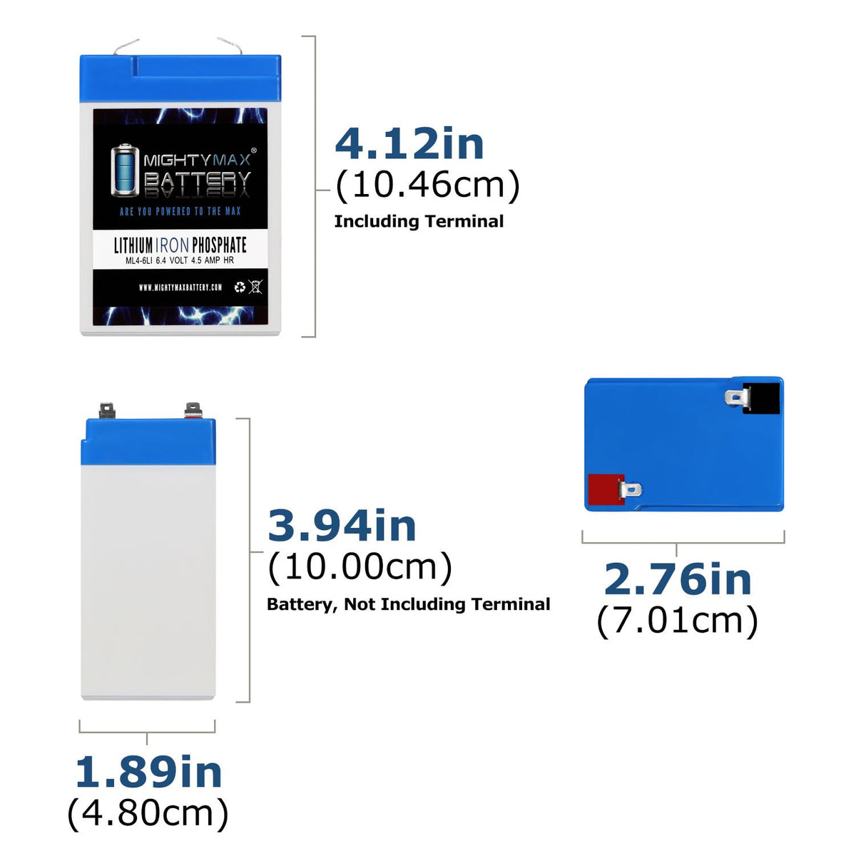 6V 4.5AH Lithium Replacement Battery O39456