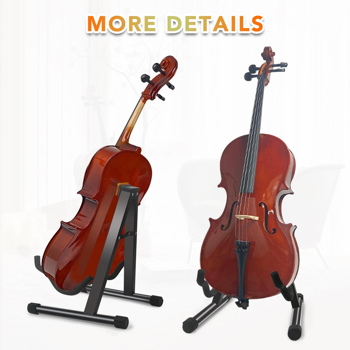 A-Frame Folding Cello Stand Y7073