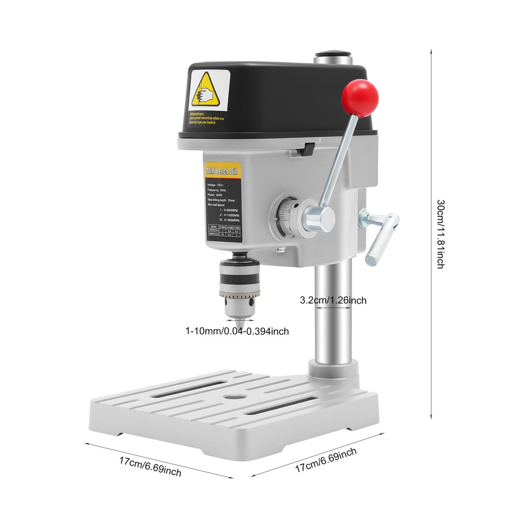 Mini Portable Corded Benchtop Drill Press H4380