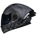 Full Face Flip Up Motorcycle Helmet Dual Visor DOT Approved C92238