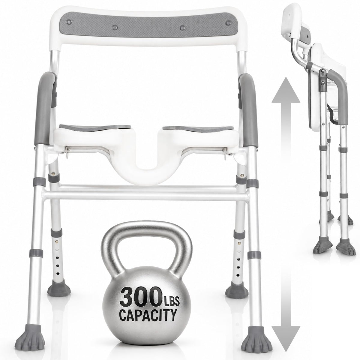 U-Shaped Shower Chair with Arms R550706