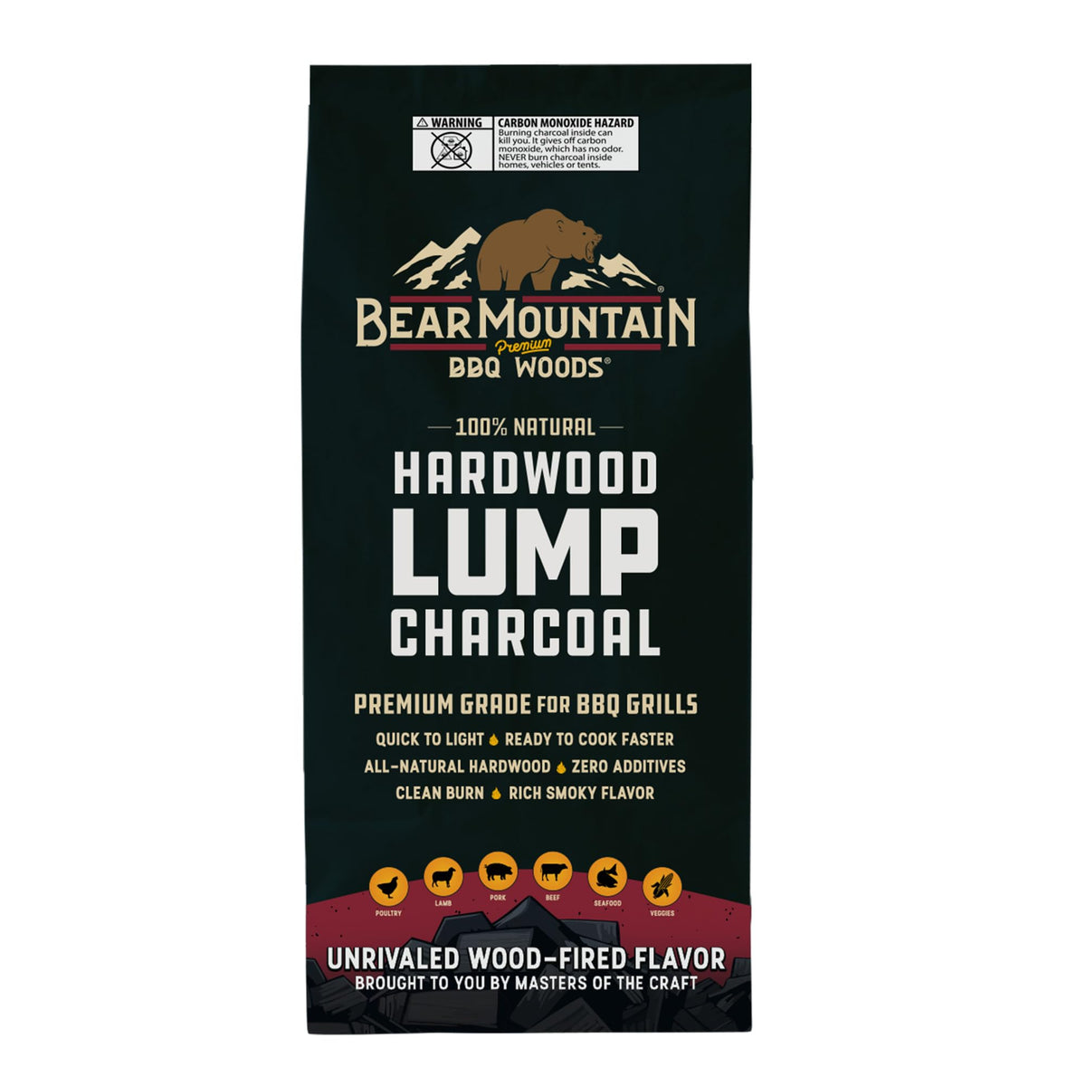 2 Pack Hardwood Lump Charcoal 8.8 Pounds A90508