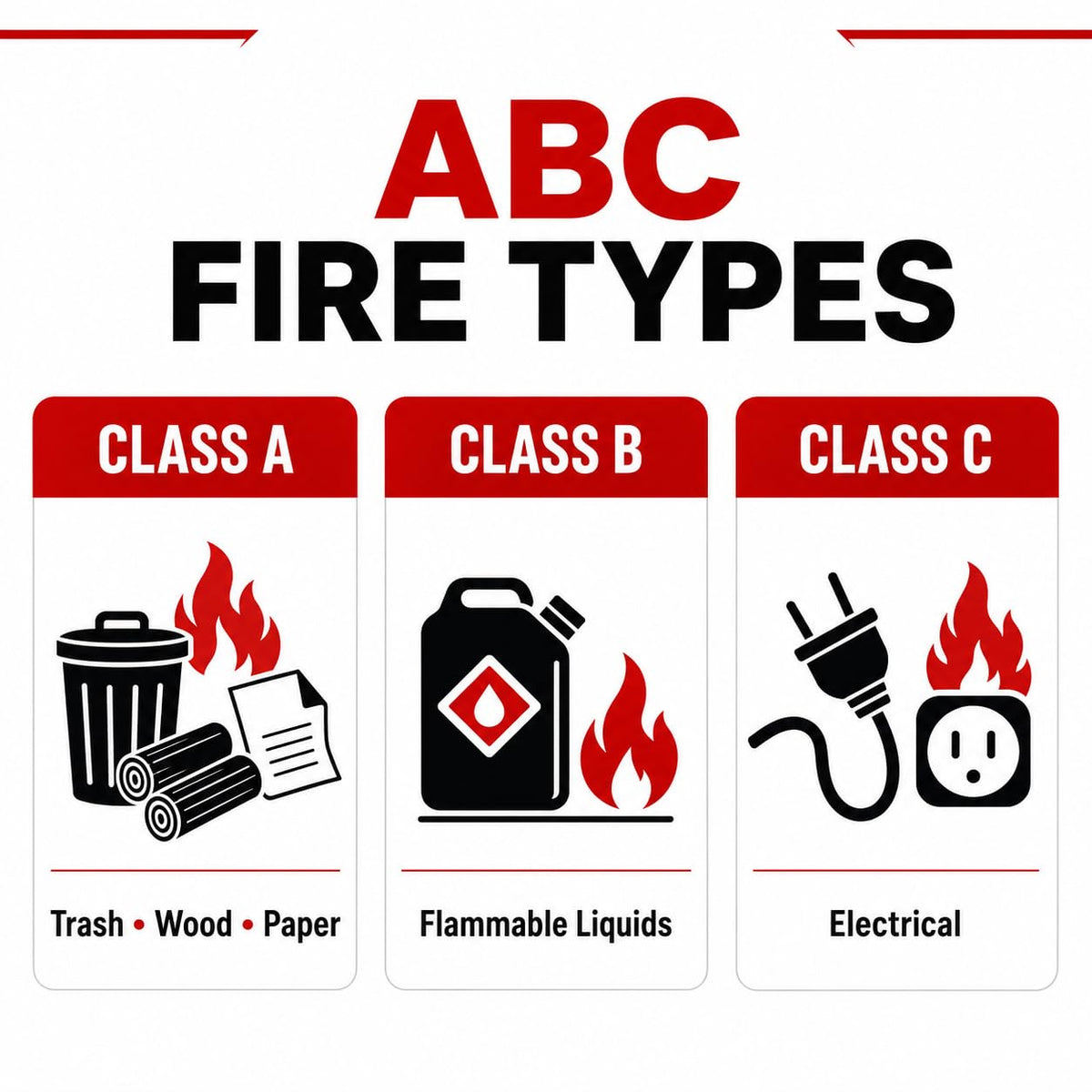 2.5 lb Dry Chemical ABC Fire Extinguisher, 2 Pack C794