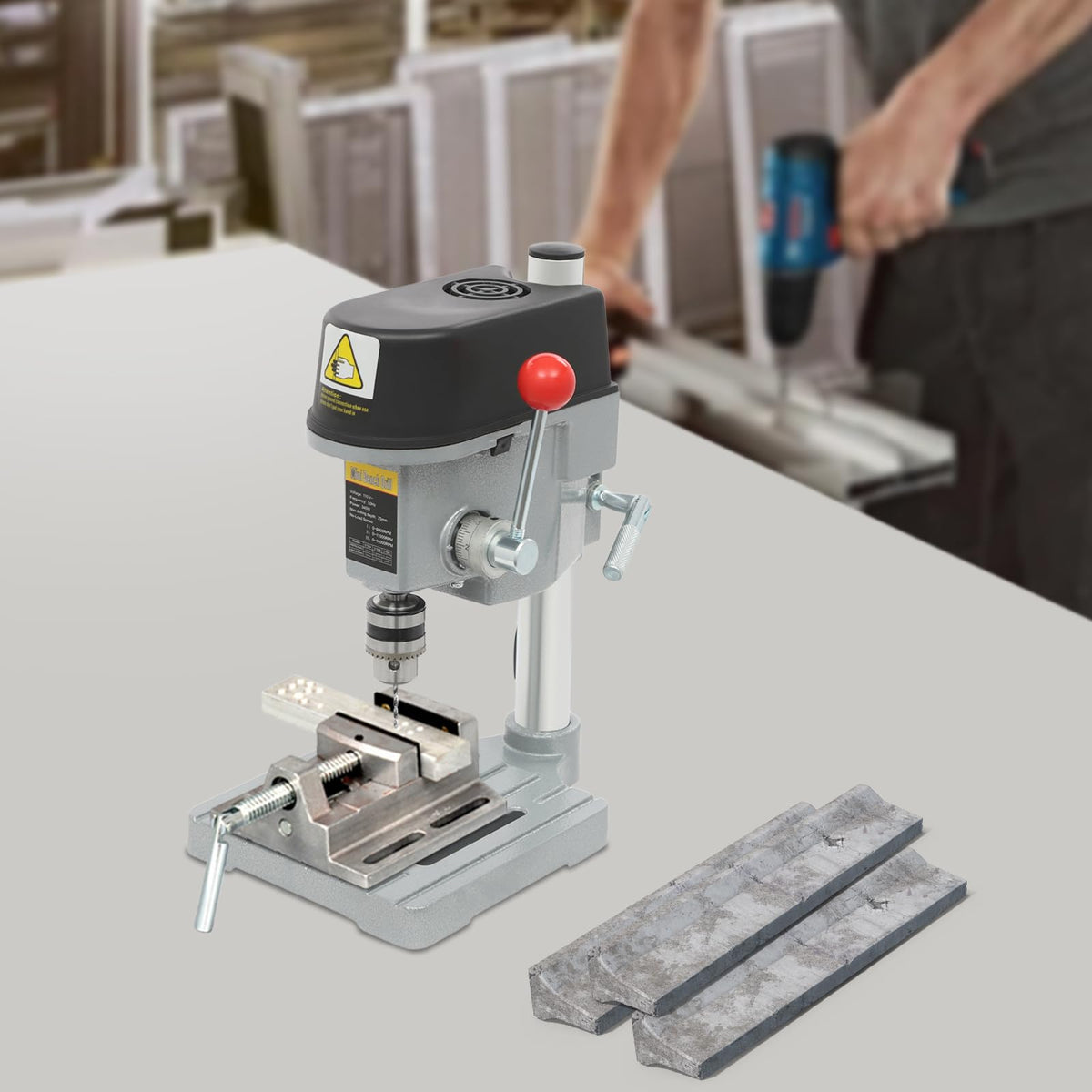 Mini Portable Corded Benchtop Drill Press H4380