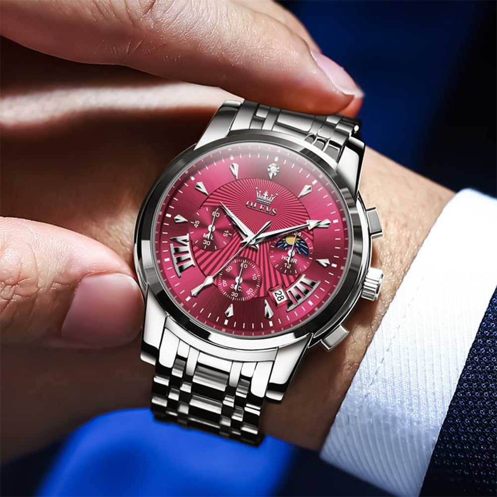 Waterproof Stainless Steel Chronograph Watch W645163