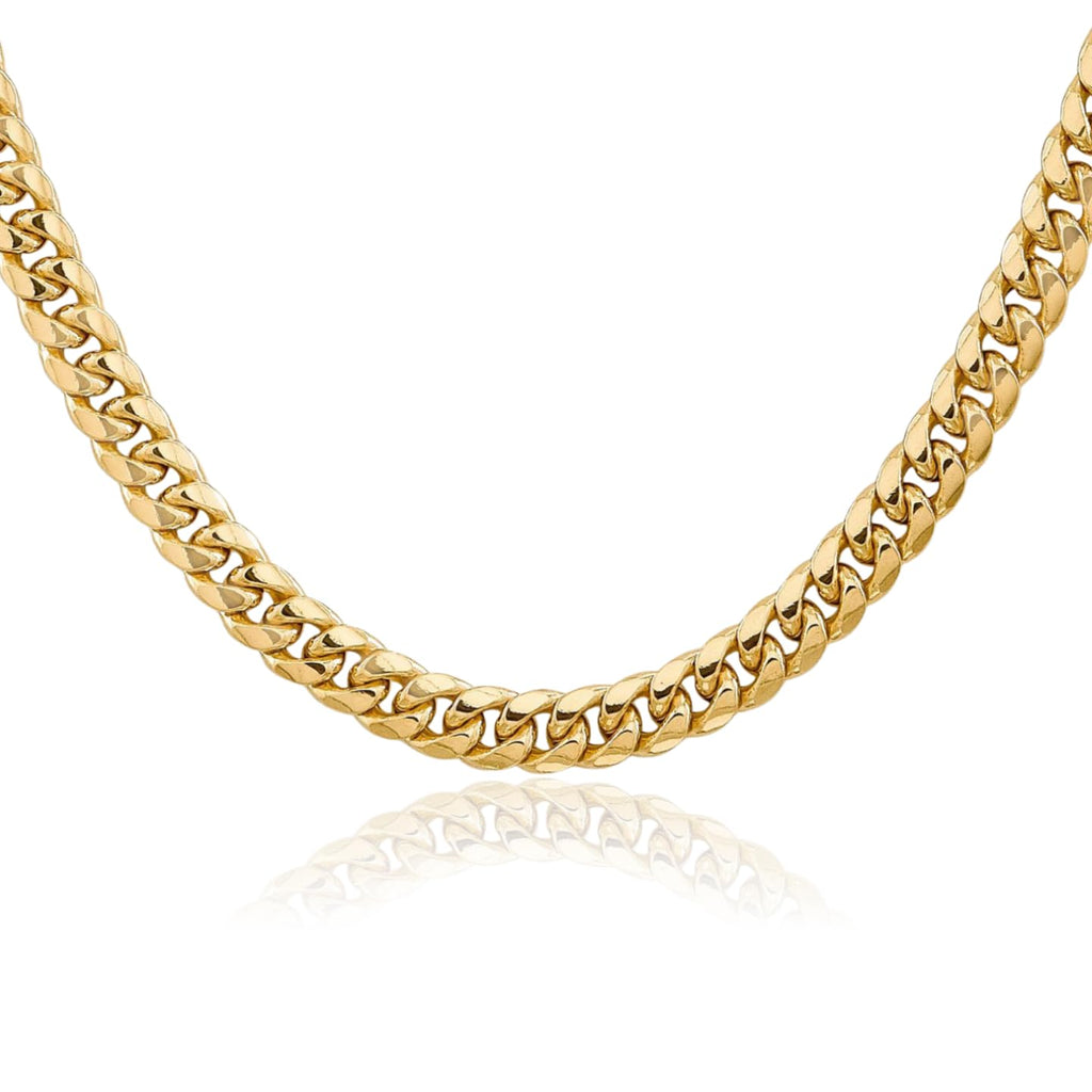 14K Yellow Gold 6mm Miami Cuban Chain Necklace K717216