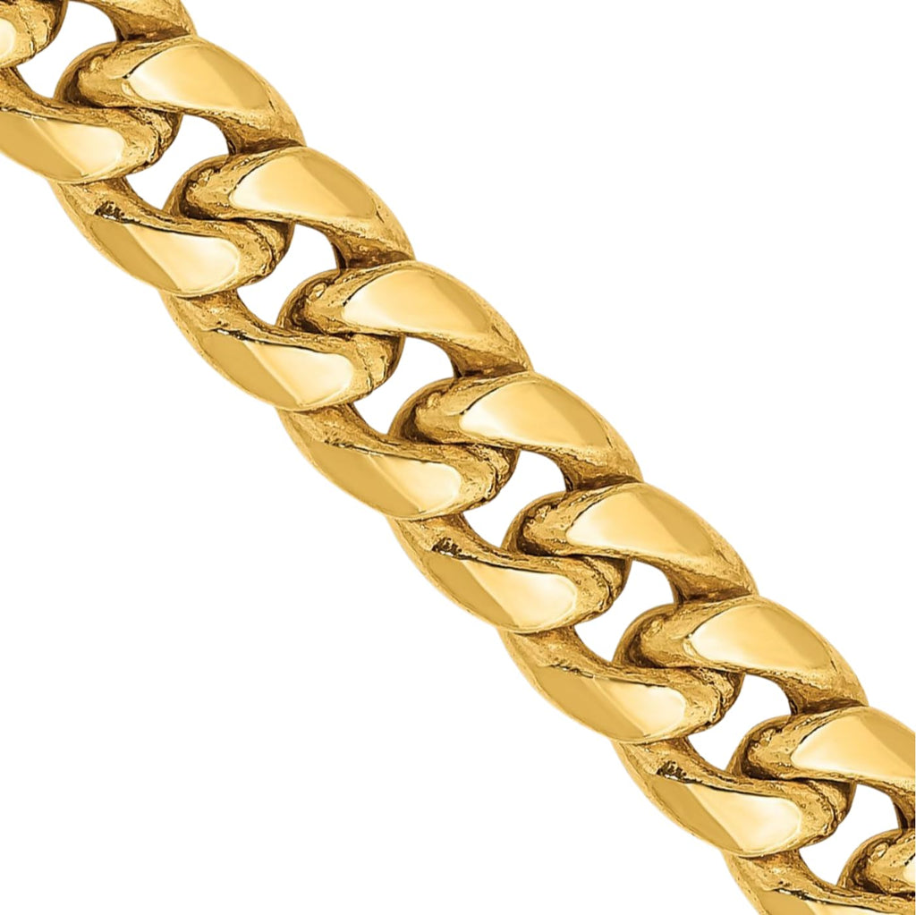 14K Yellow Gold 6mm Miami Cuban Chain Necklace K717216