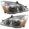 Headlight Set Left Right Clear Lens P1506