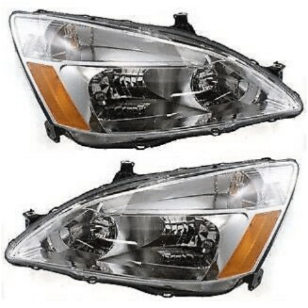 Headlight Set Left Right Clear Lens A310
