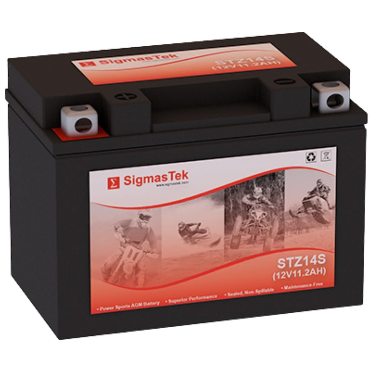 Sealed Lead Acid AGM Motorcycle Battery B667092