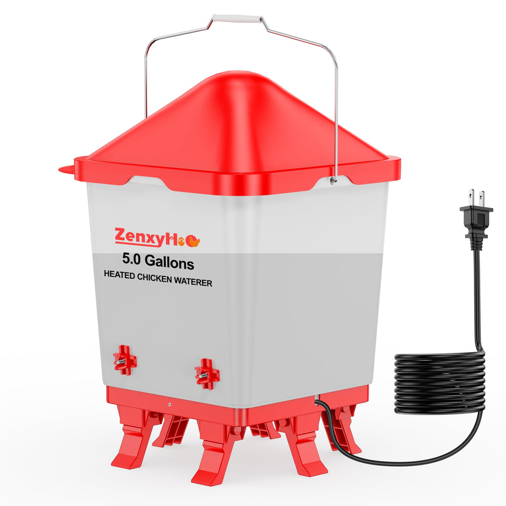 5.0 Gal Heated Chicken Waterer Bucket H5211