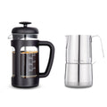 12 oz Stainless Steel French Press and Creamer Sugar Bowl Set C366