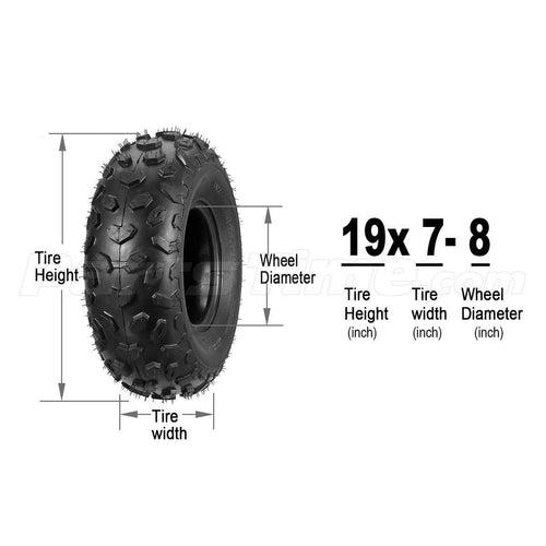 2pcs 19x7-8 ATV Tires O52918
