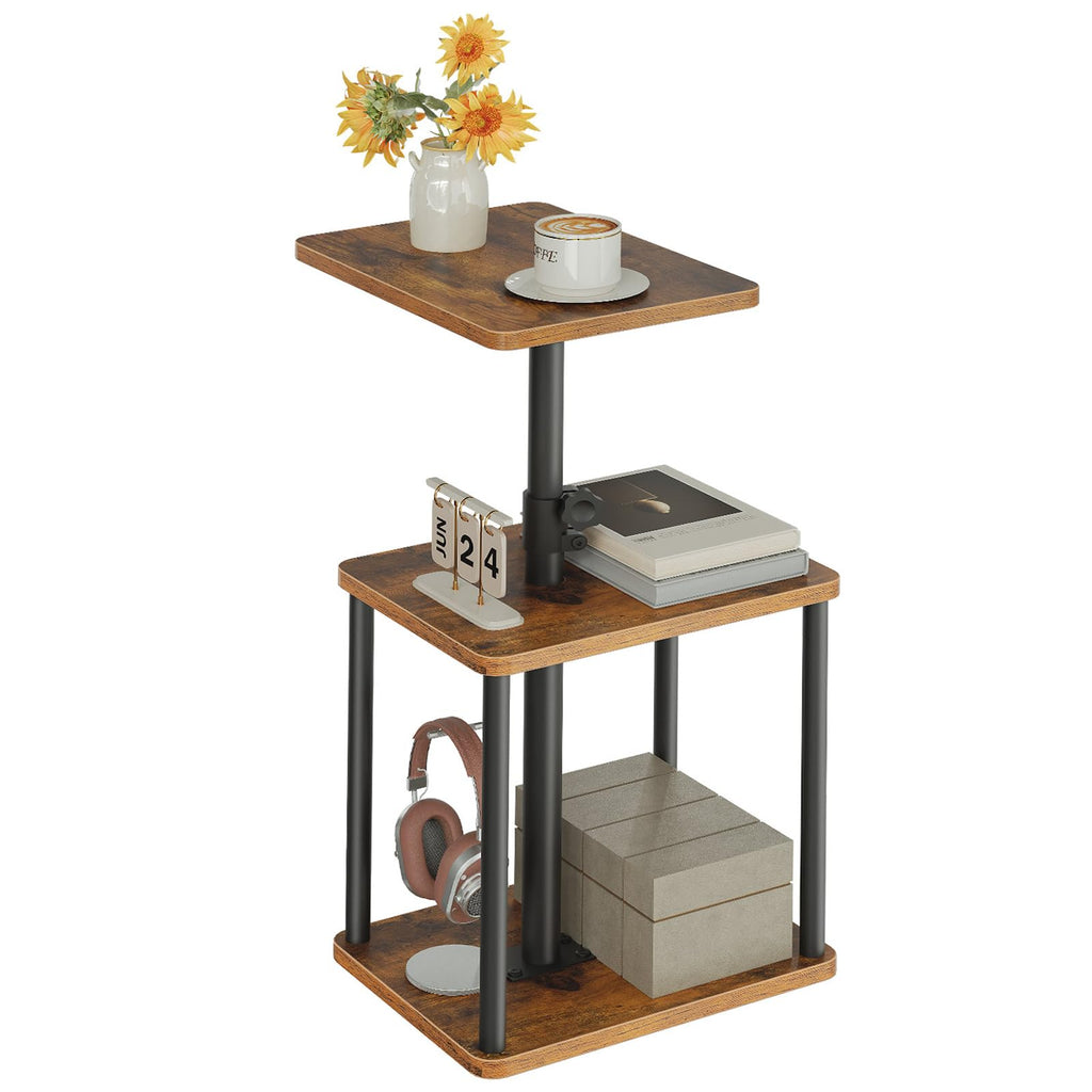 360° Rotating Height Adjustable End Table S62247