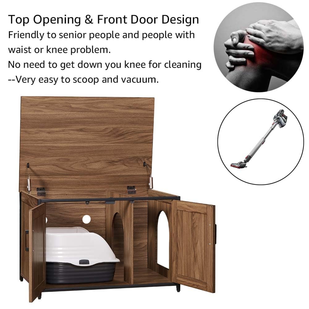 Top Opening Cat Litter Box Enclosure Y426