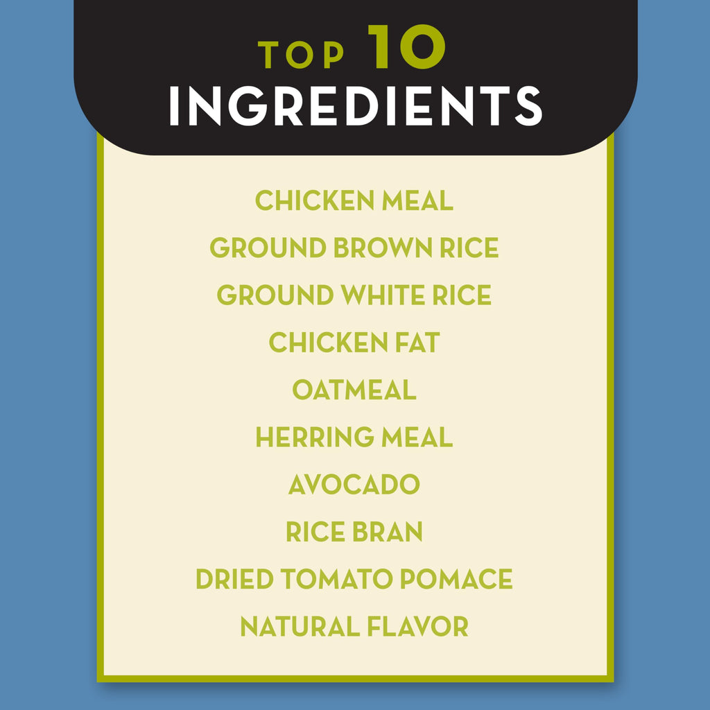 Natural Chicken Meal & Brown Rice Dry Puppy Food 15 lb I42302