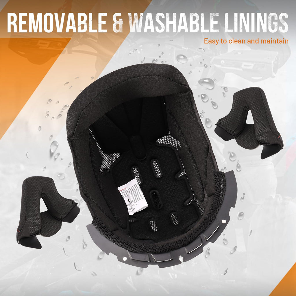 Full Face Modular Motorcycle Helmet P9143