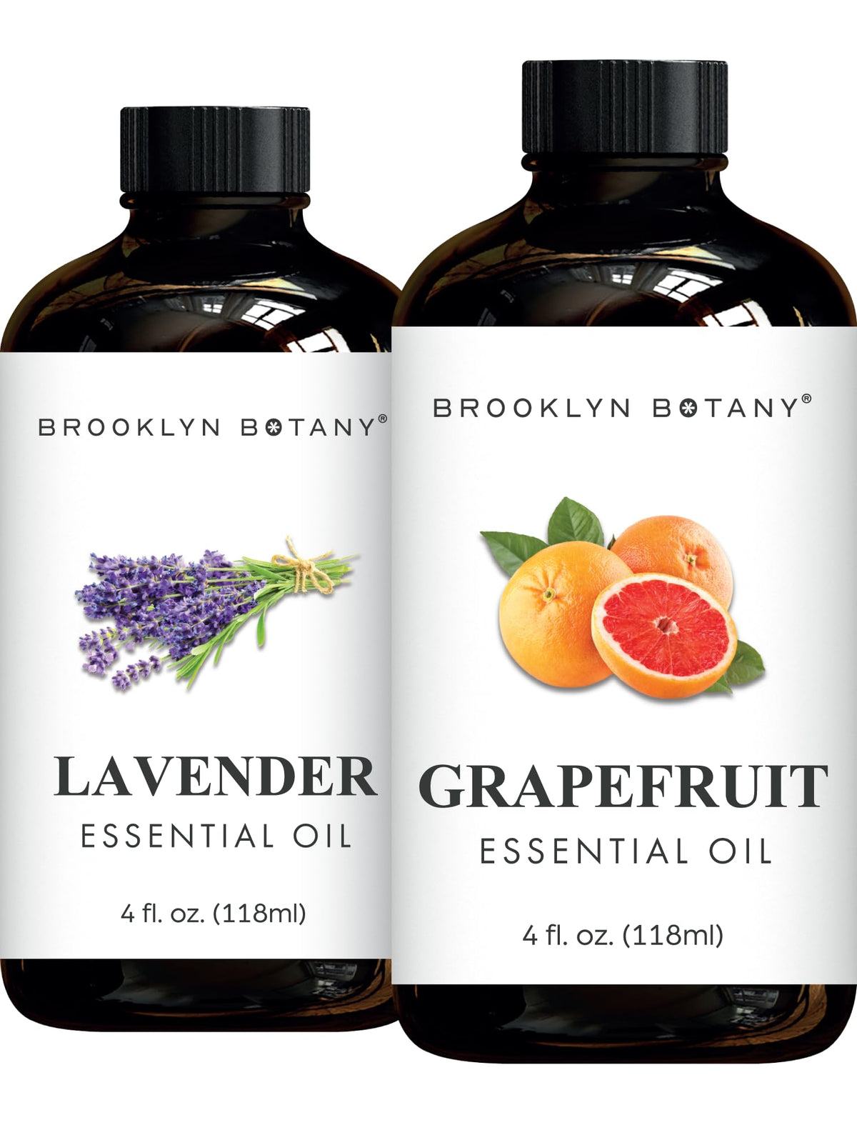 Lavender & Grapefruit Essential Oils 4 Fl Oz Pack of 2 X282