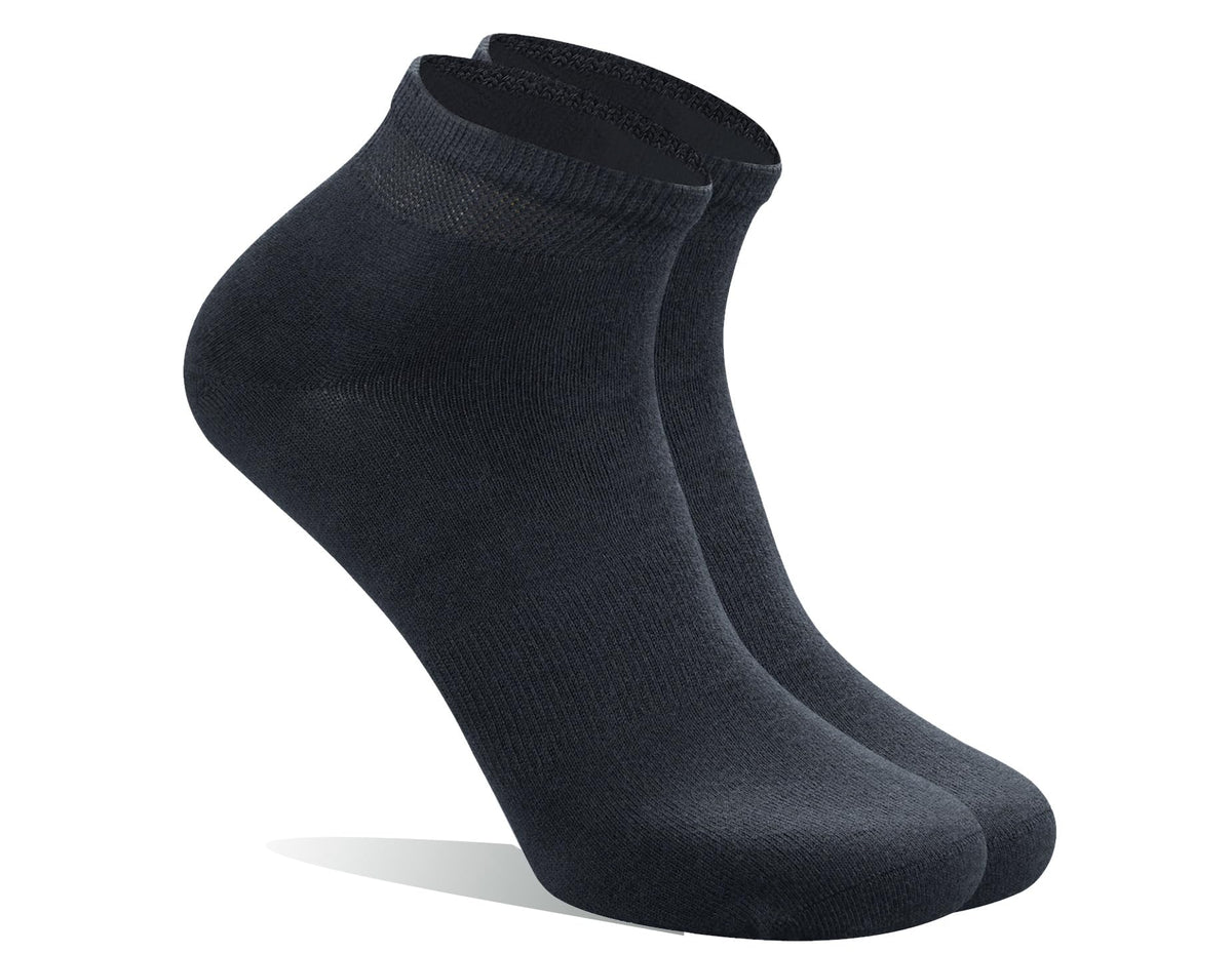 Men's 5-Pack Diabetic Low Cut Socks with Arch Support Y7675