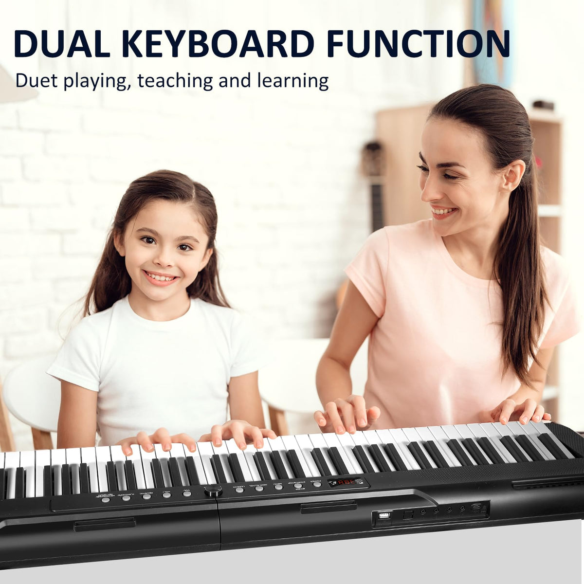 88 Key Semi Weighted Digital Piano with Sustain Pedal K905097