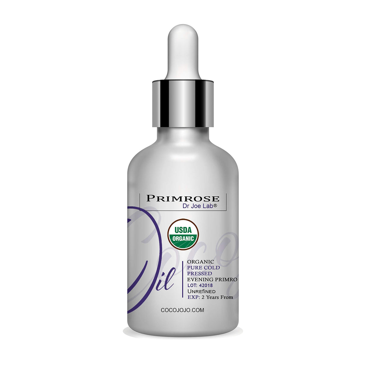 Organic Cold Pressed Evening Primrose Oil 1 oz T398