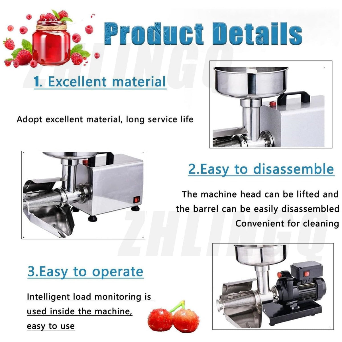 Electric Tomato Strainer Sauce Making Machine G3687
