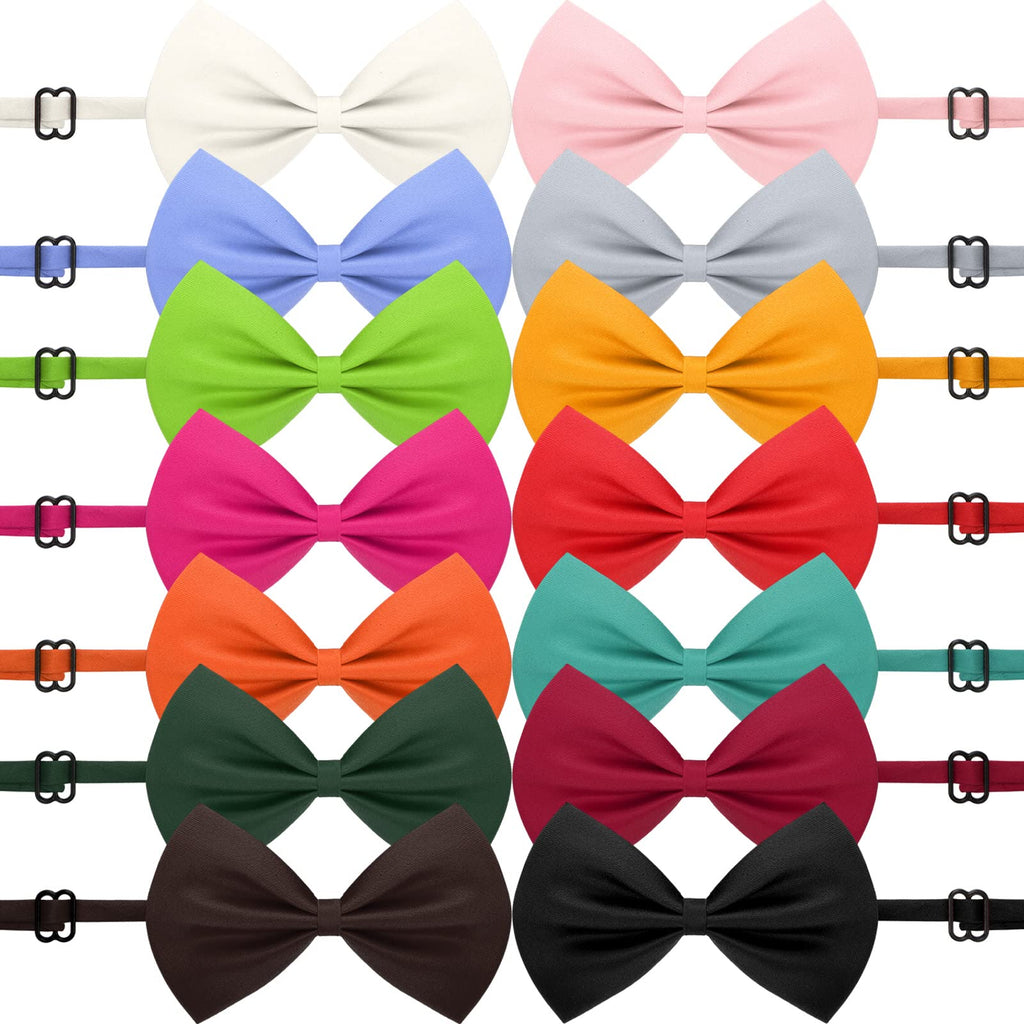 120 Pcs Dog Bow Ties with Adjustable Collar B924274