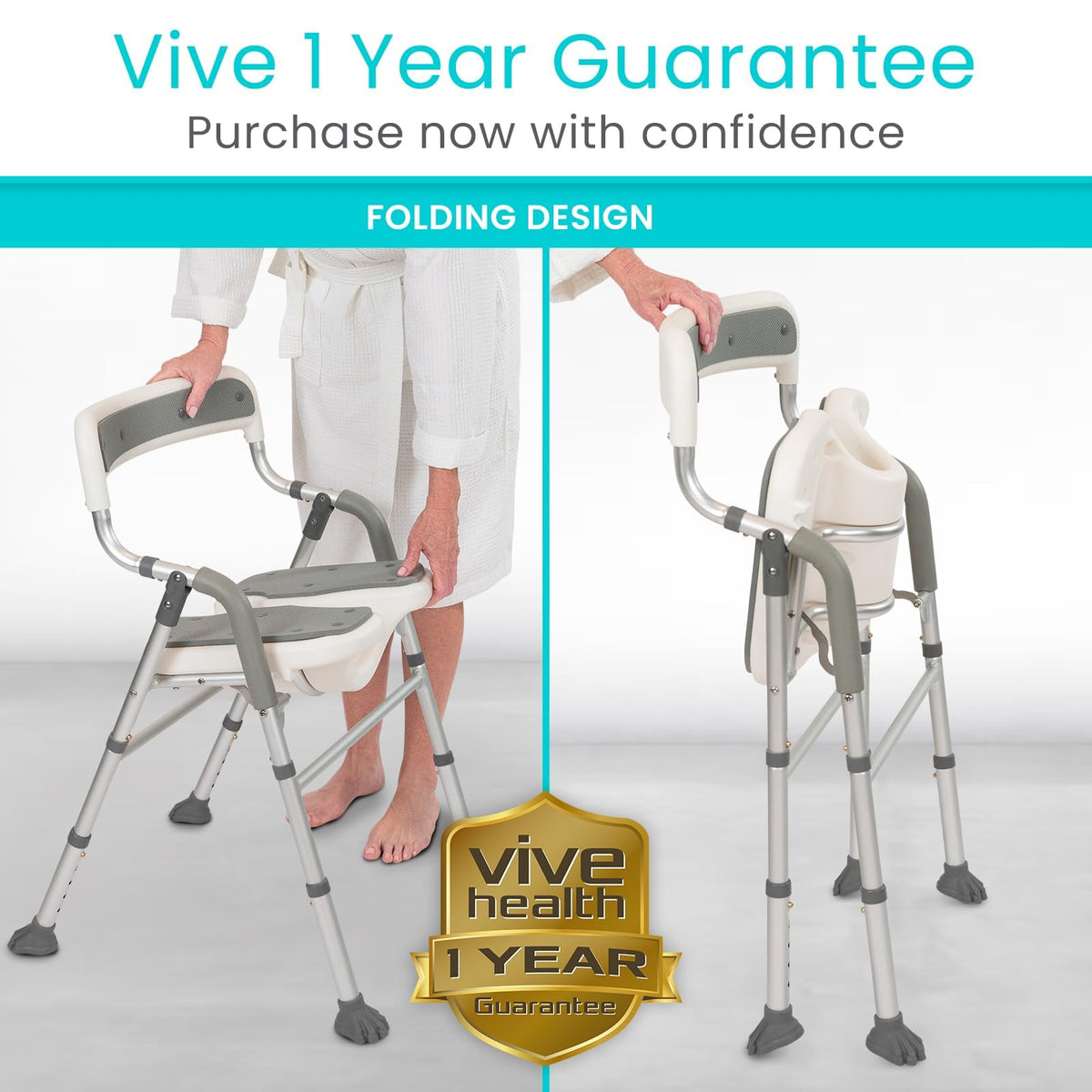 U-Shaped Shower Chair with Arms R550706