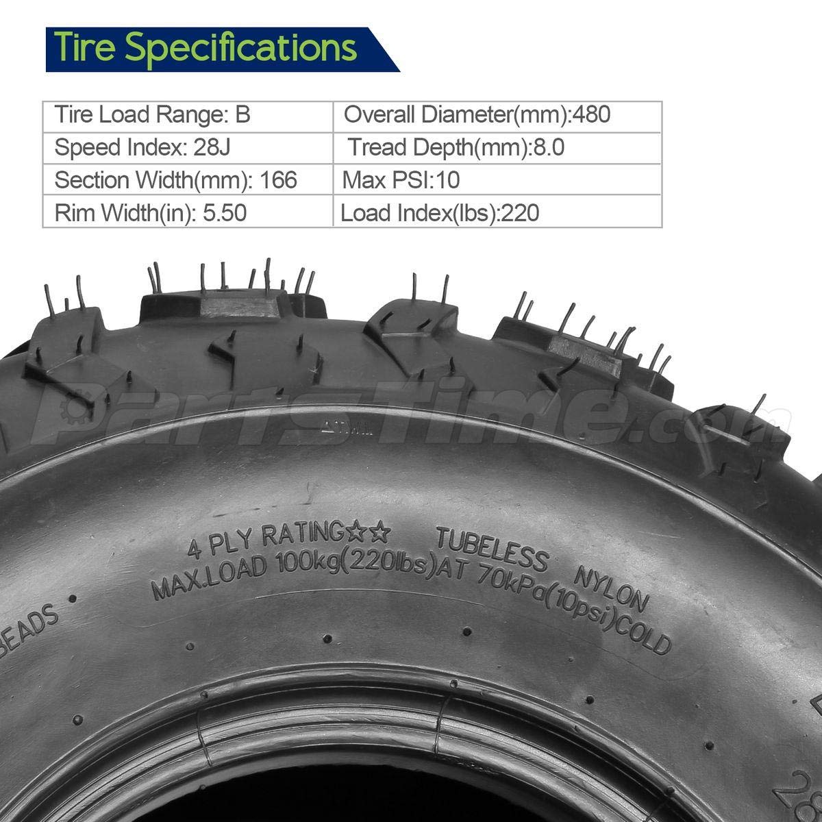 2pcs 19x7-8 ATV Tires O52918