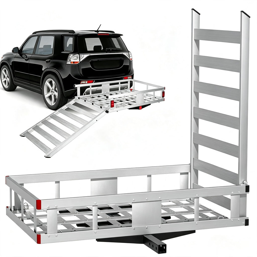 Wheelchair Scooter Carrier with Ramp, 500 lbs Capacity R89326