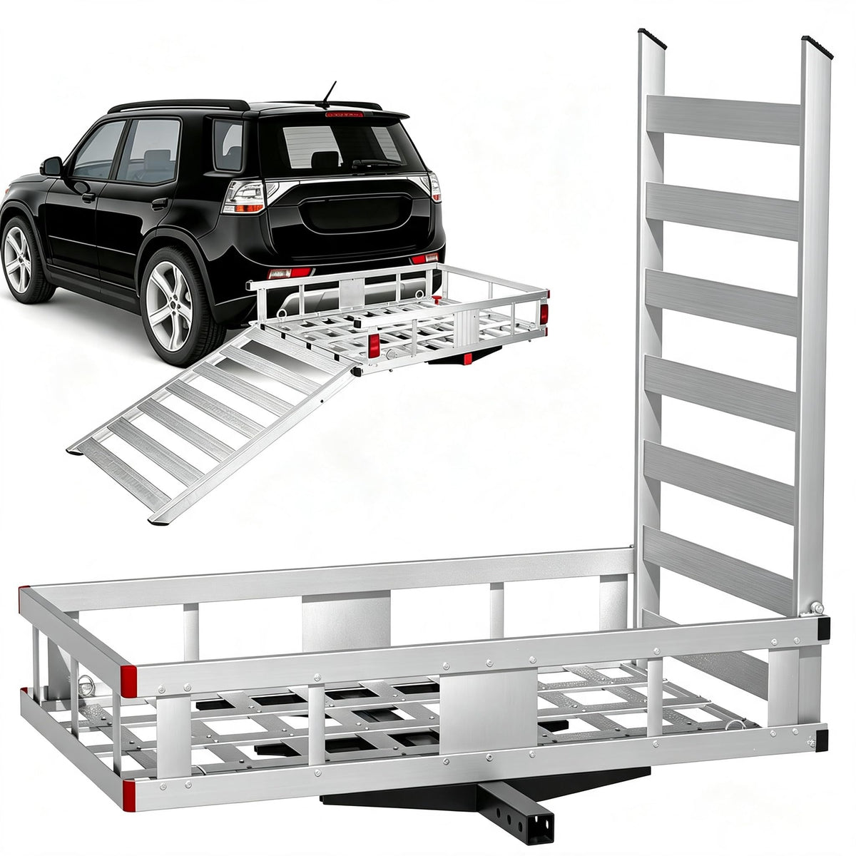 Wheelchair Scooter Carrier with Ramp, 500 lbs Capacity R89326
