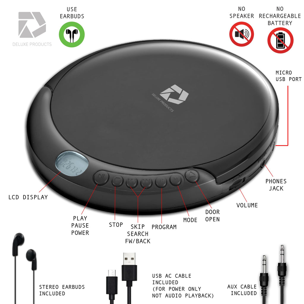 Portable CD Player with 60 Second Anti Skip R226929