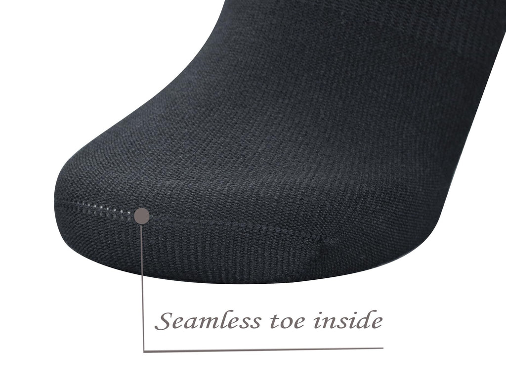 Men's 5-Pack Diabetic Low Cut Socks with Arch Support Y7675