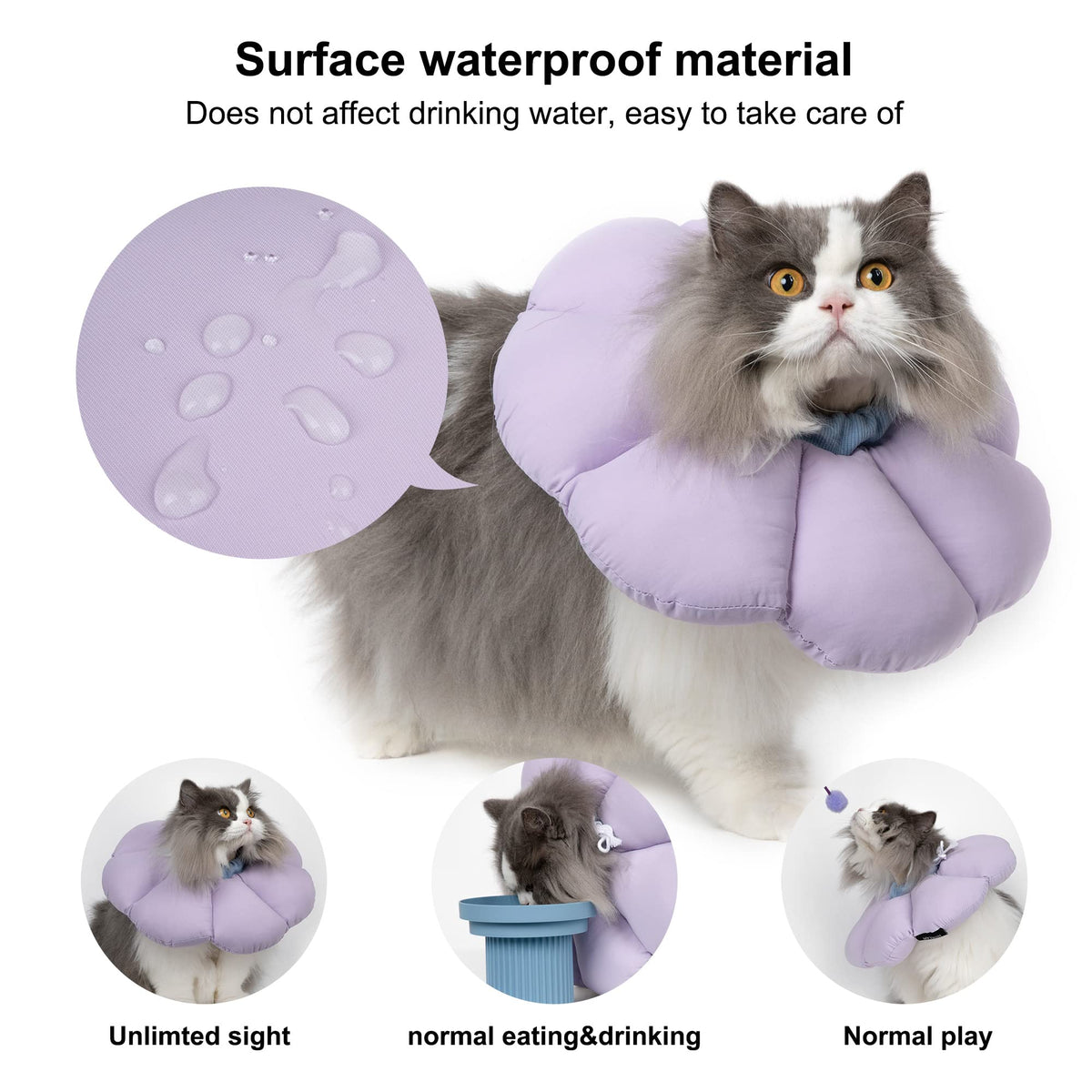 Waterproof Cat Recovery Cone Collar B9952
