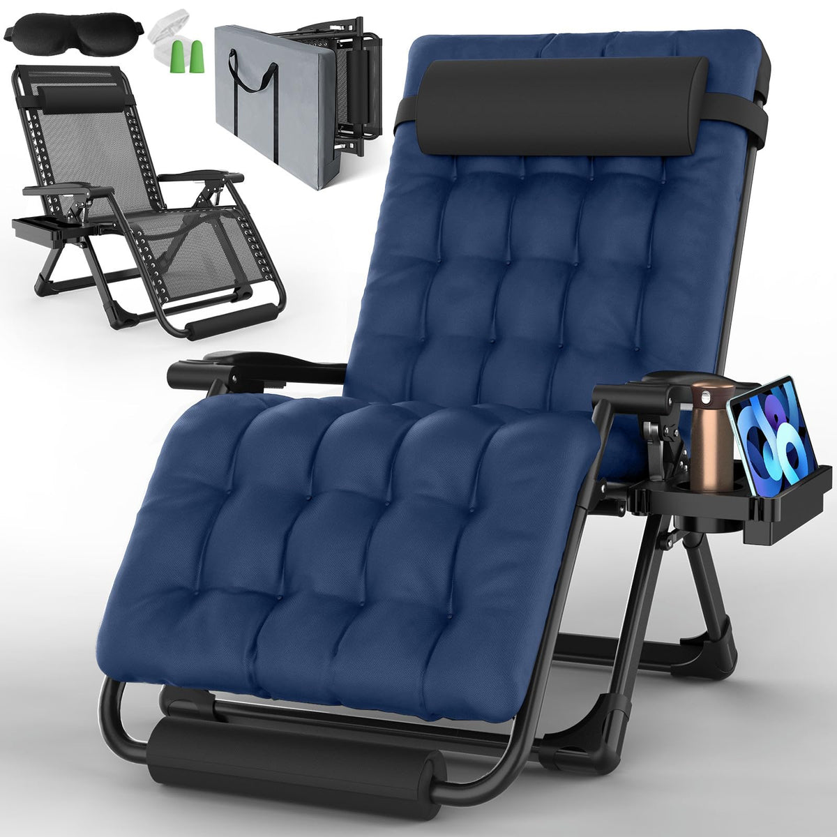 Oversized Zero Gravity Chair with Carry Bag J67755
